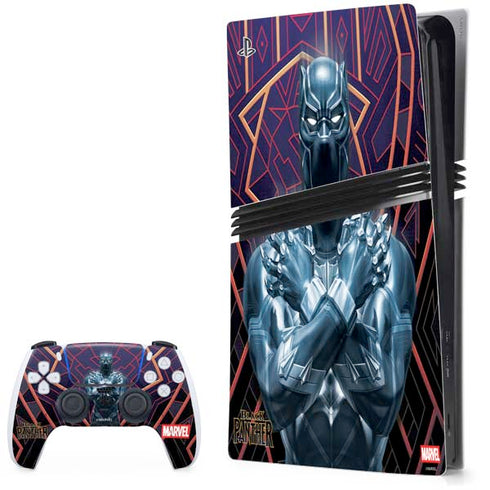 Marvel Black Panther Wakanda Salute PS5 Pro Bundle Skin